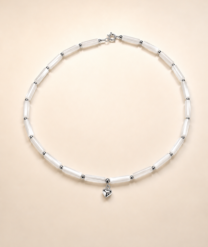 Choker din argint 925 cu sidef | Cuore