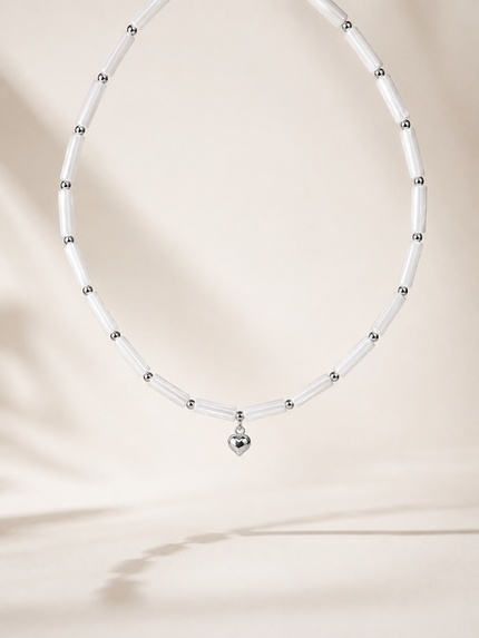 Choker din argint 925 cu sidef | Cuore