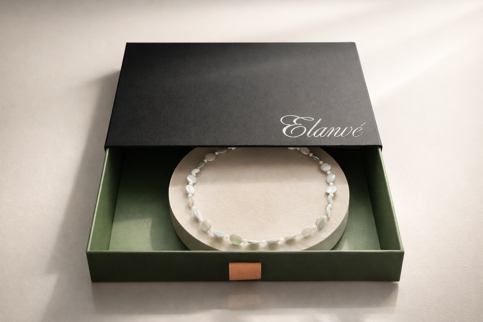 Choker din argint 925 cu sidef | Luna Alba