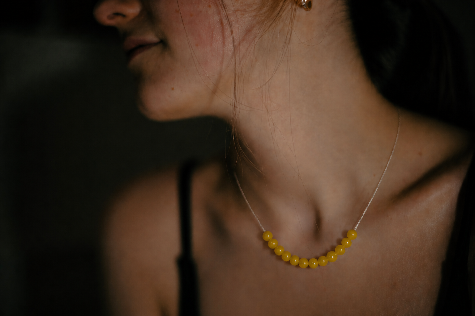 Colier din argint 925 cu jad | Aurea