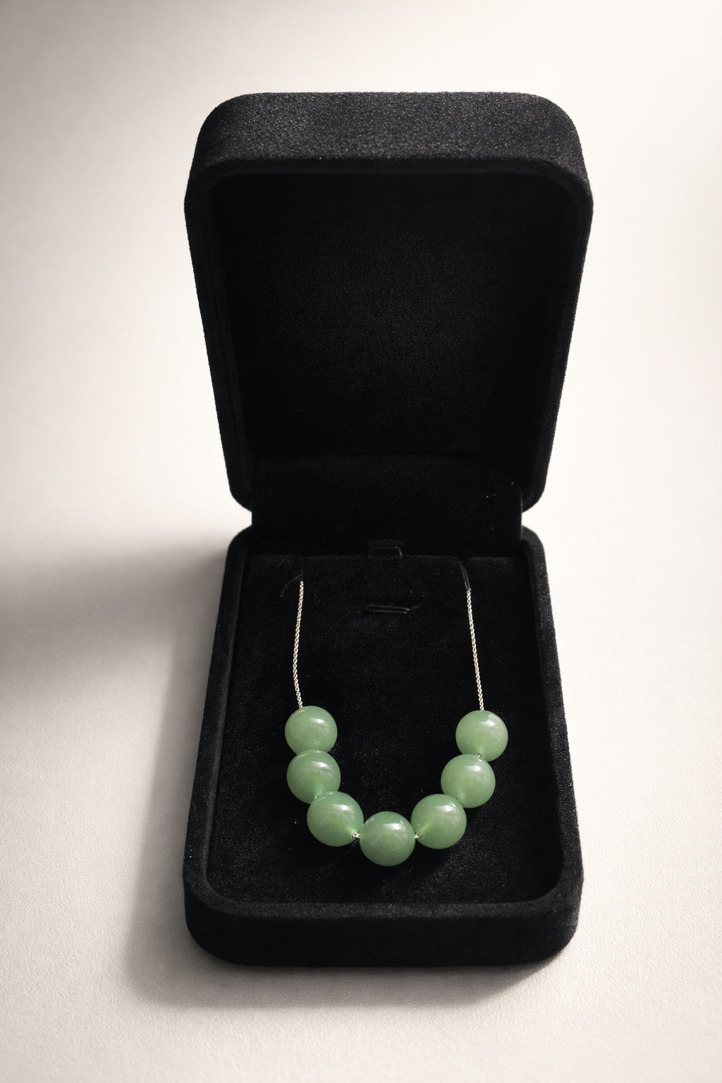 Colier din argint cu aventurin verde | Eirene