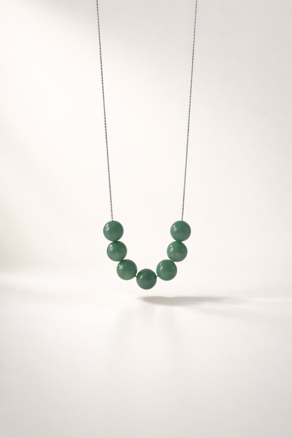 Colier din argint cu aventurin verde | Eirene