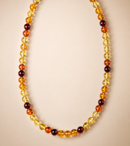Choker din argint 925 cu chihlimbar | Ambra