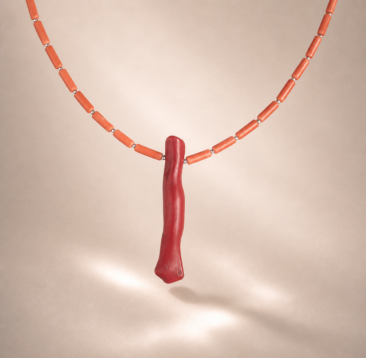 Colier din argint 925 cu coral | Corallium
