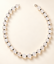 Choker din argint 925 cu cristal de gheațǎ şi spinel | Nix