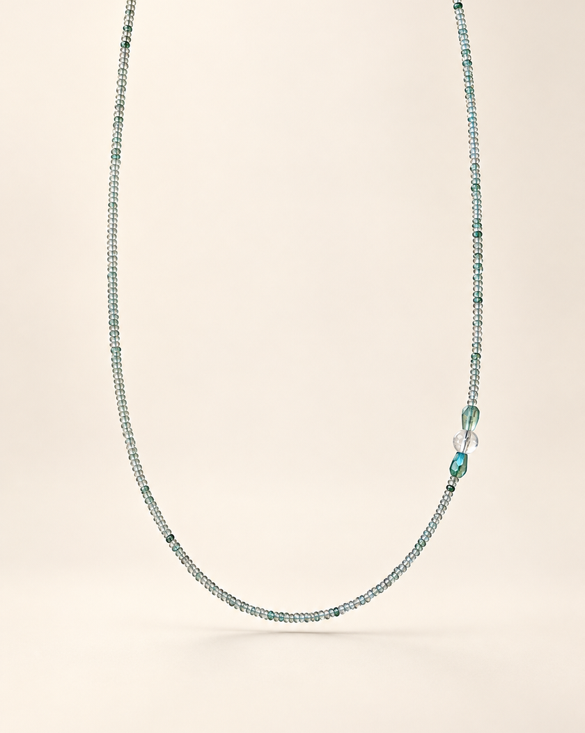 Choker din argint 925 cu cuarț | Aqualis