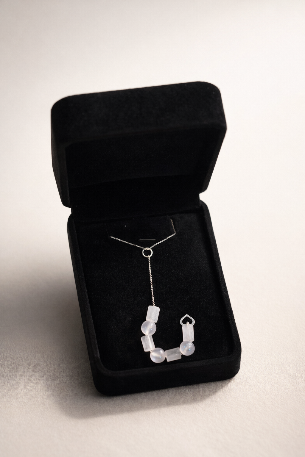 Colier din argint 925 cu pietre de cuart | Linea Cordis