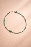 Choker din argint 925 cu jad și cuarț | Giardino
