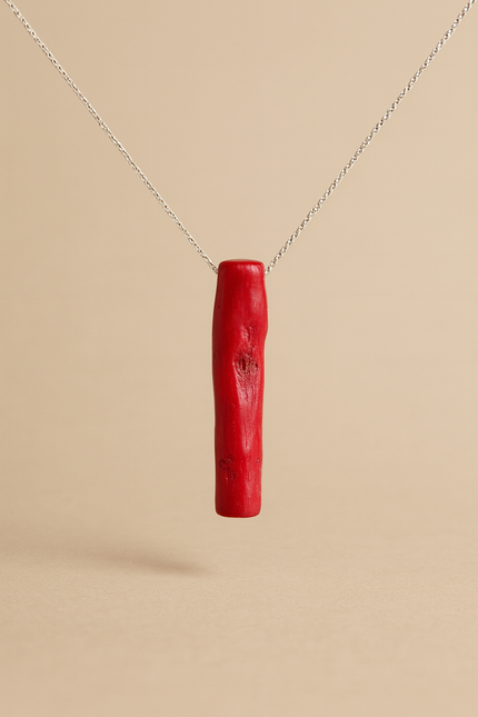 Colier din argint 925 cu coral | Talisman