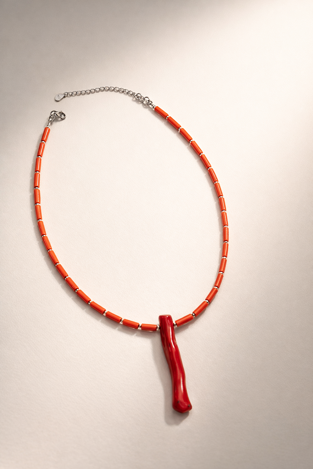 Colier din argint 925 cu coral | Corallium