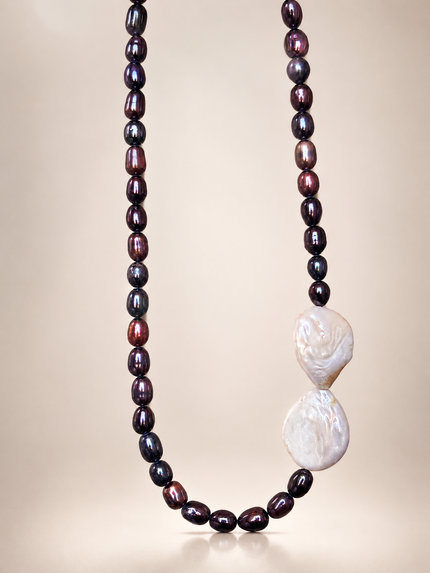 Choker din argint 925 cu perle | Noctis Perla