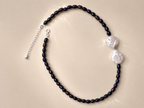 Choker din argint 925 cu perle | Noctis Perla