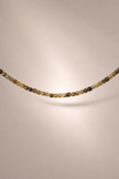 Choker din argint 925 cu pietre de granat verzi | Verde Sotto