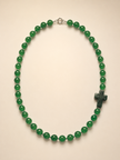 Choker din argint 925 cu jad | Viridis Aeterna