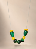 Colier din argint 925 jad | Emerald Rhythm