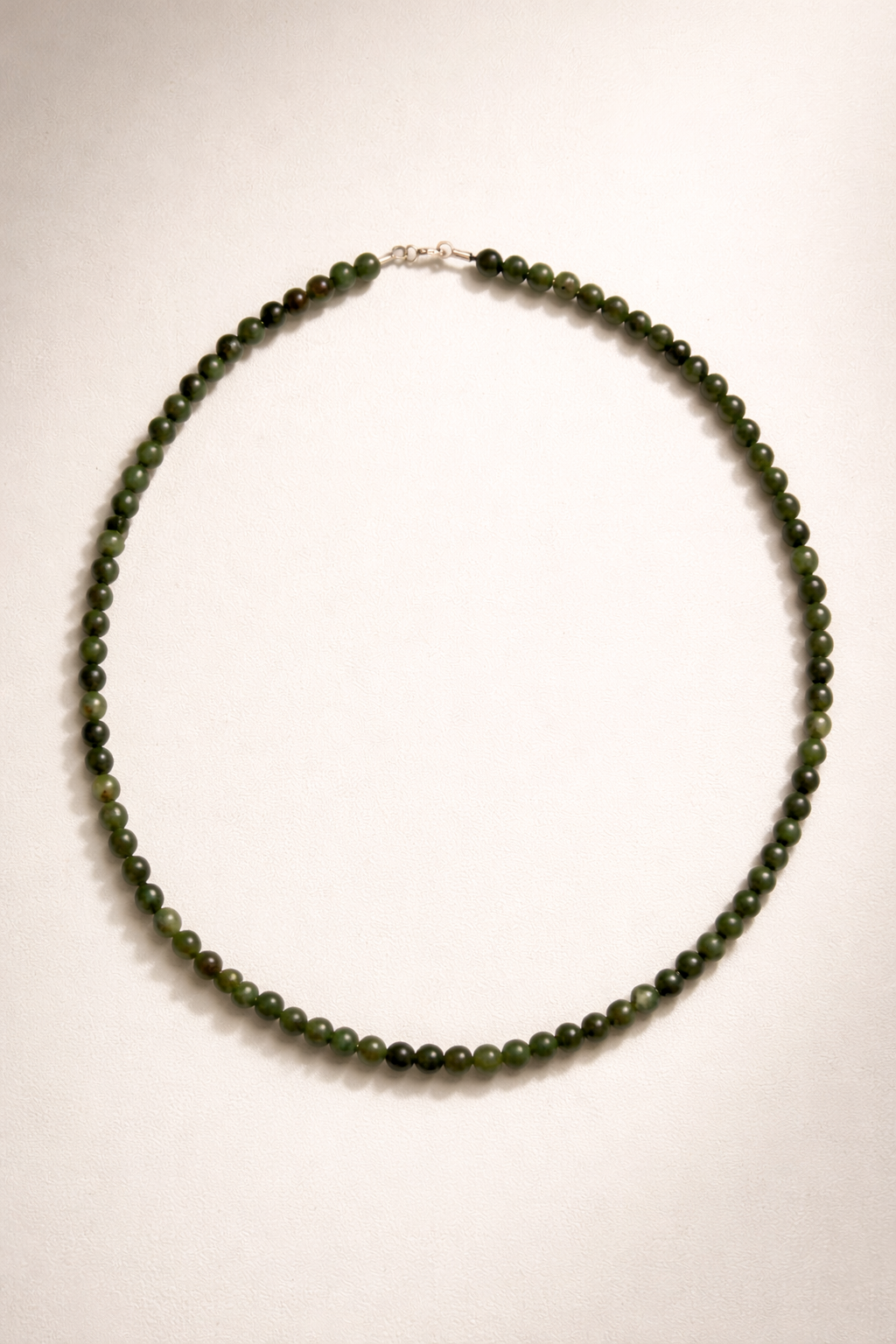 Choker din argint 925 cu jad canadian | Verde Vivo