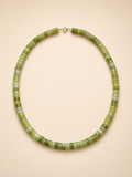 Choker din argint 925 cu jad verde | Viridia