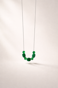 Colier din argint 925 cu jad verde | Viridis Insula