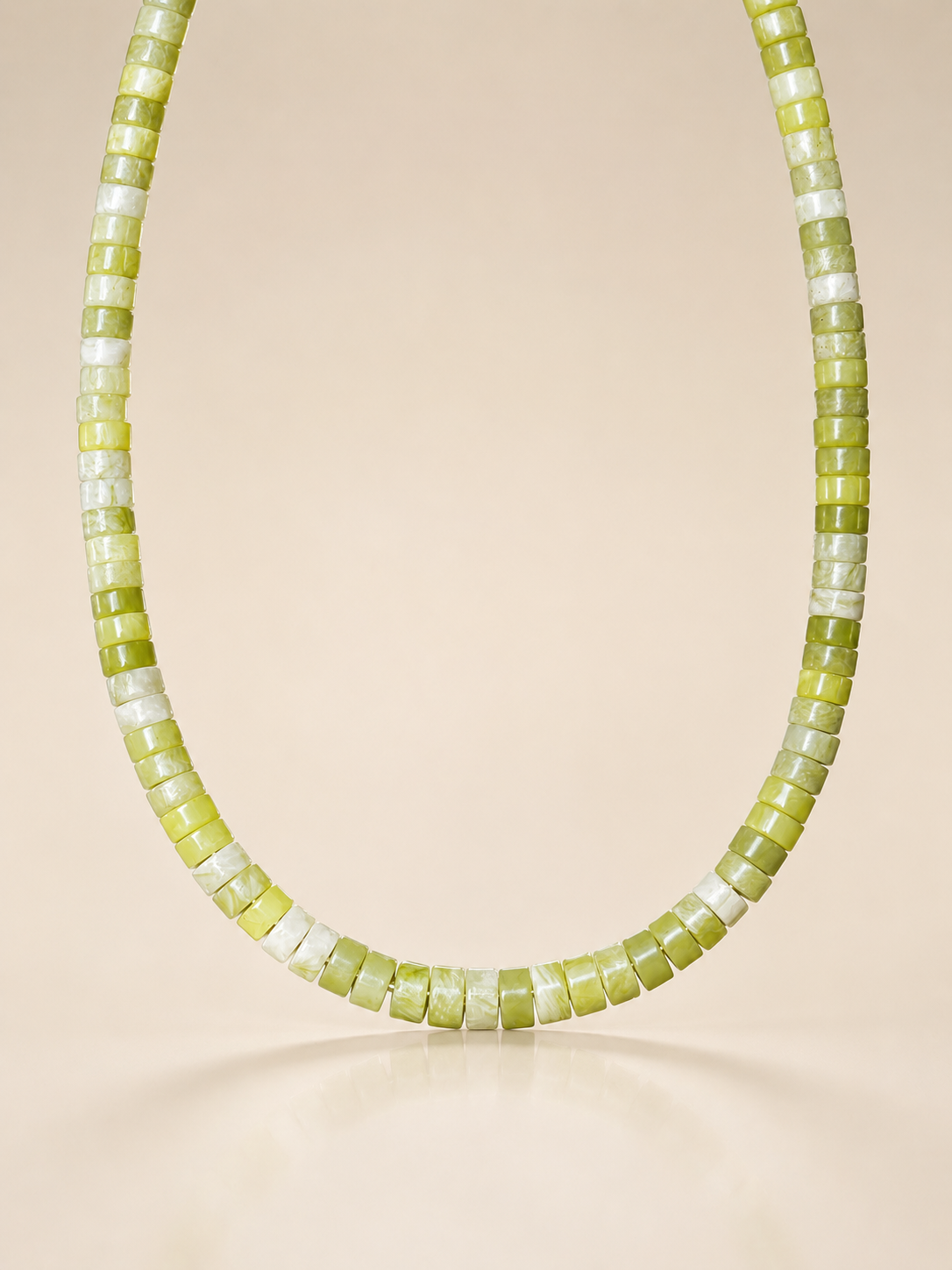 Choker din argint 925 cu jad verde | Viridia