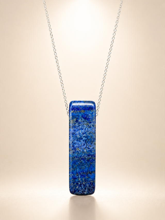Colier din argint 925 cu lapis lazuli | Aster