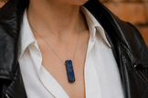 Colier din argint 925 cu lapis lazuli | Aster