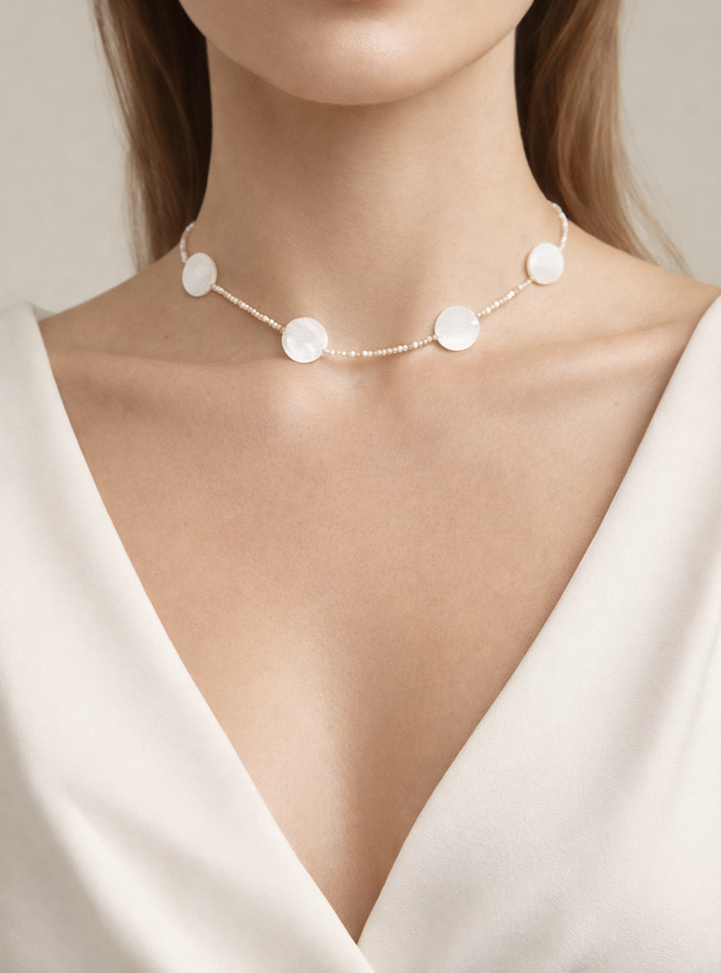 Colier 'Șoapte de Sidef'