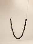 Colier din argint 925 cu obsidian | Humus