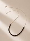 Colier din argint 925 cu obsidian | Humus