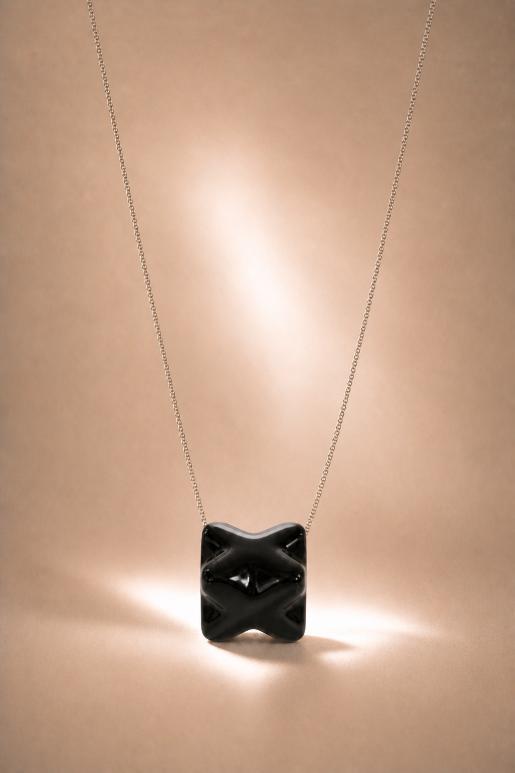 Colier din argint 925 cu obsidian | Stella Noctis