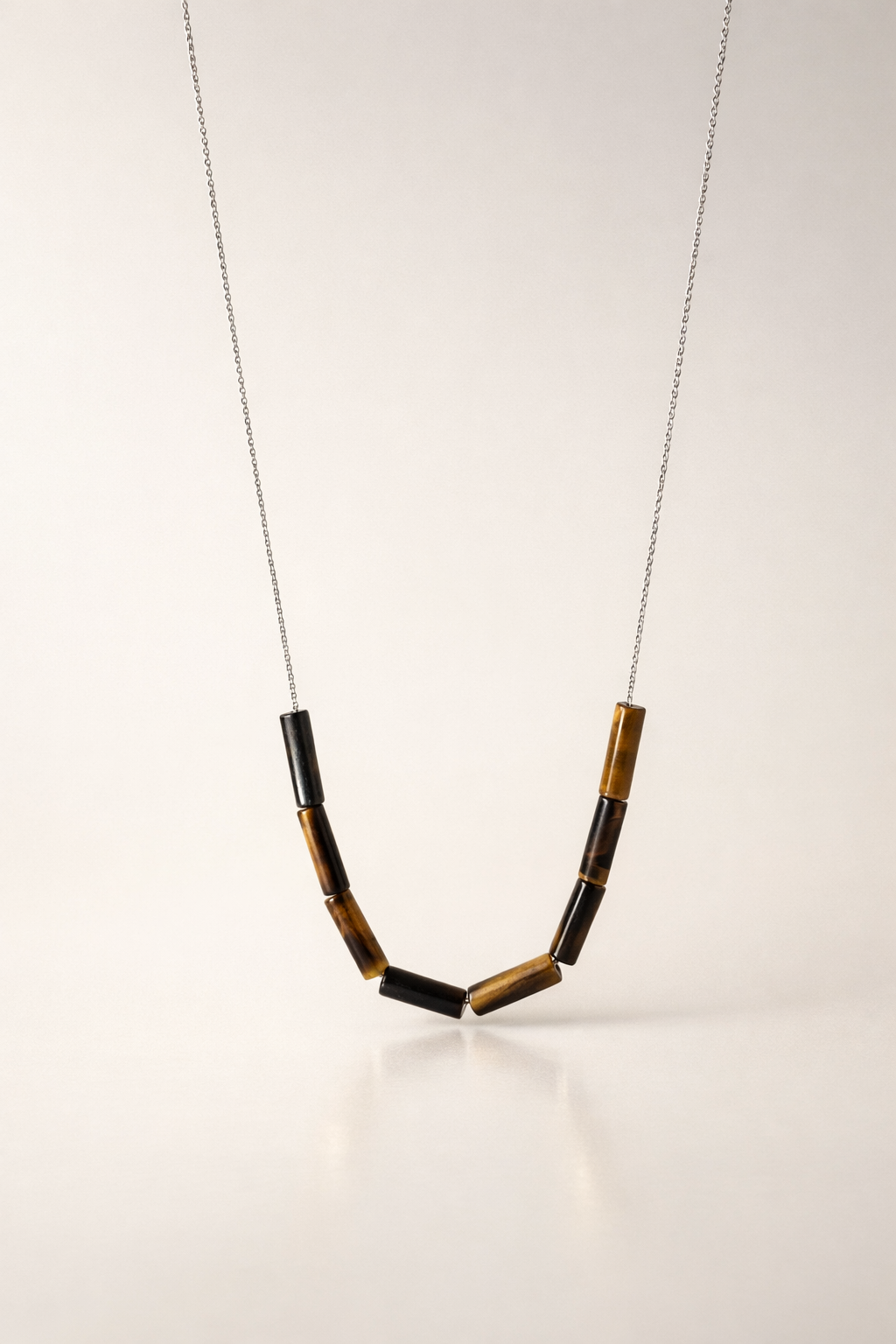 Colier din argint 925 cu ochi de tigru | Terra Ignis