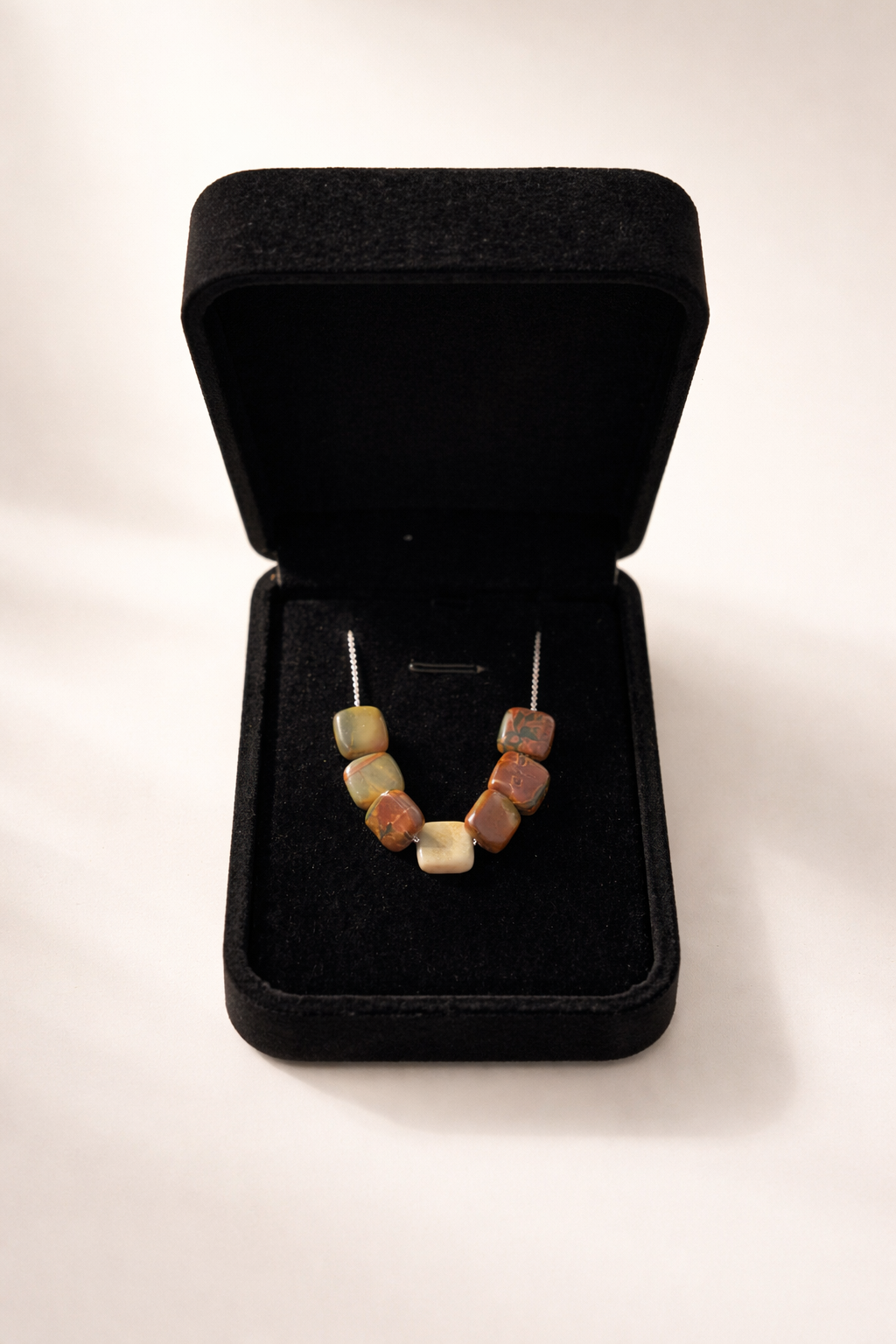 Colier din argint 925 cu jasp | Tellus Minor