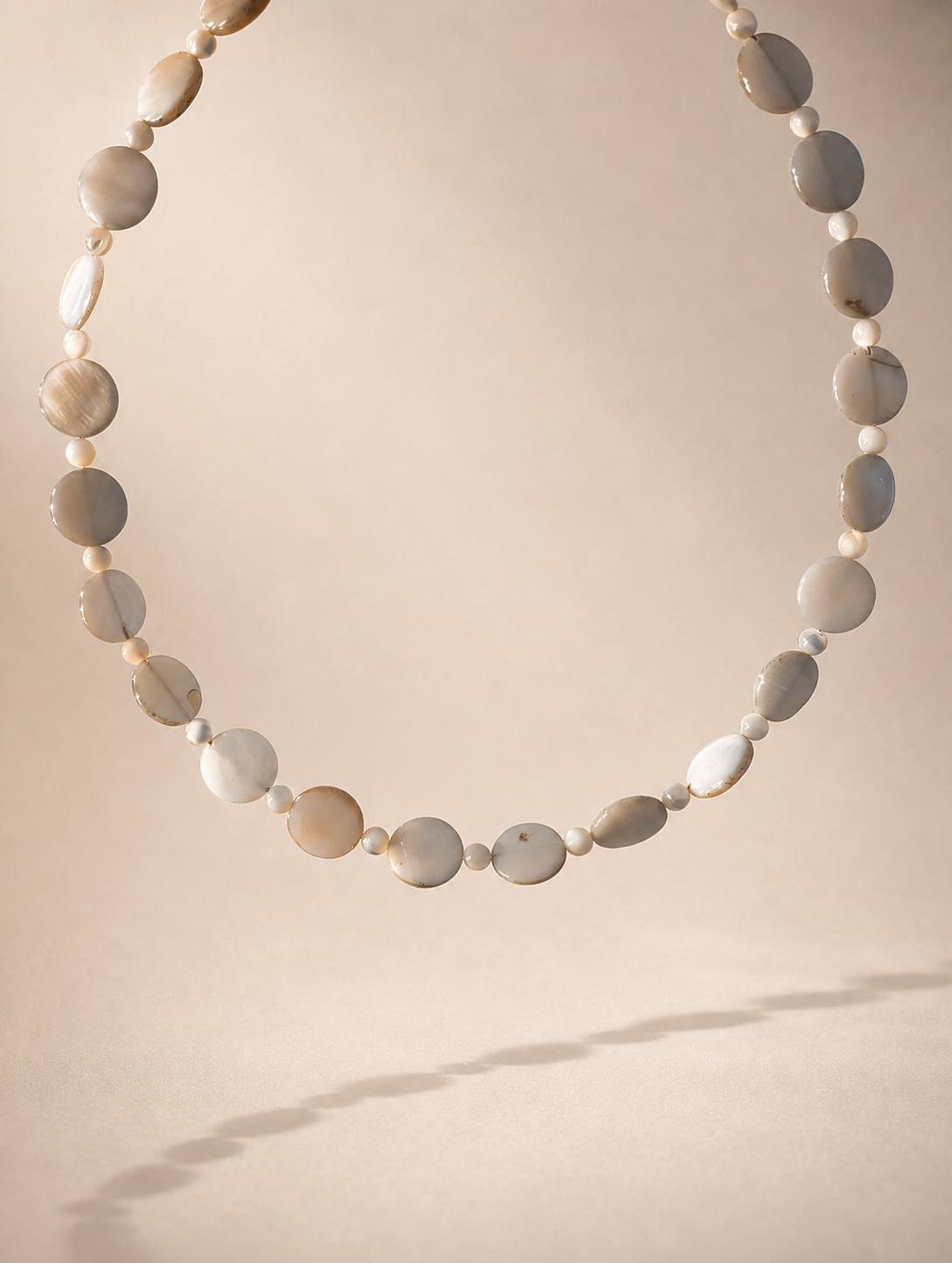 Choker din argint 925 cu sidef | Luna Alba