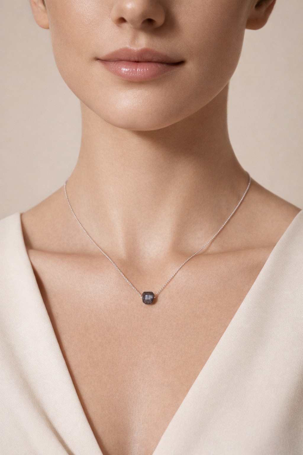 Colier din argint 925 cu ametist | Nox Serena