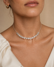 Colier din argint 925 cu pietre de topaz | Halo