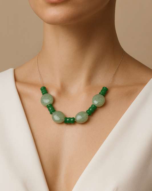 Colier 'Grădina de Jad'