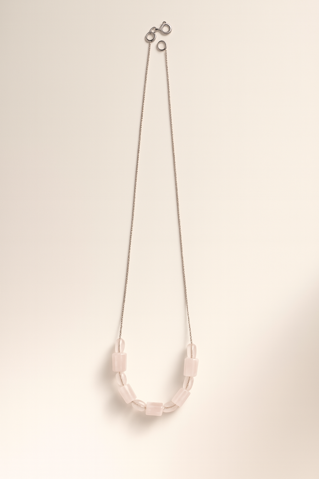 colier argint si cuart