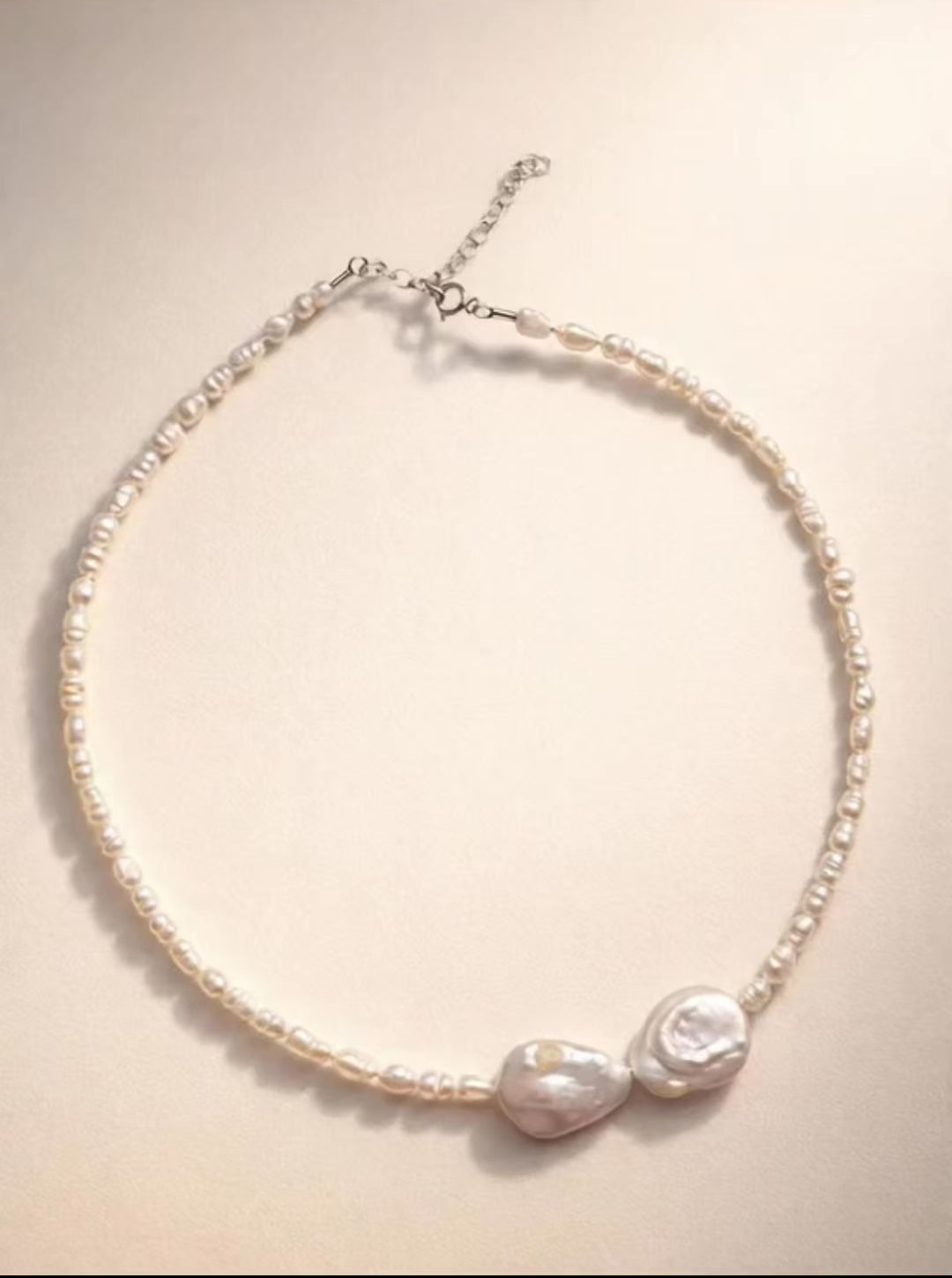 Choker din argint 925 cu perle de culturǎ | Luce Marina