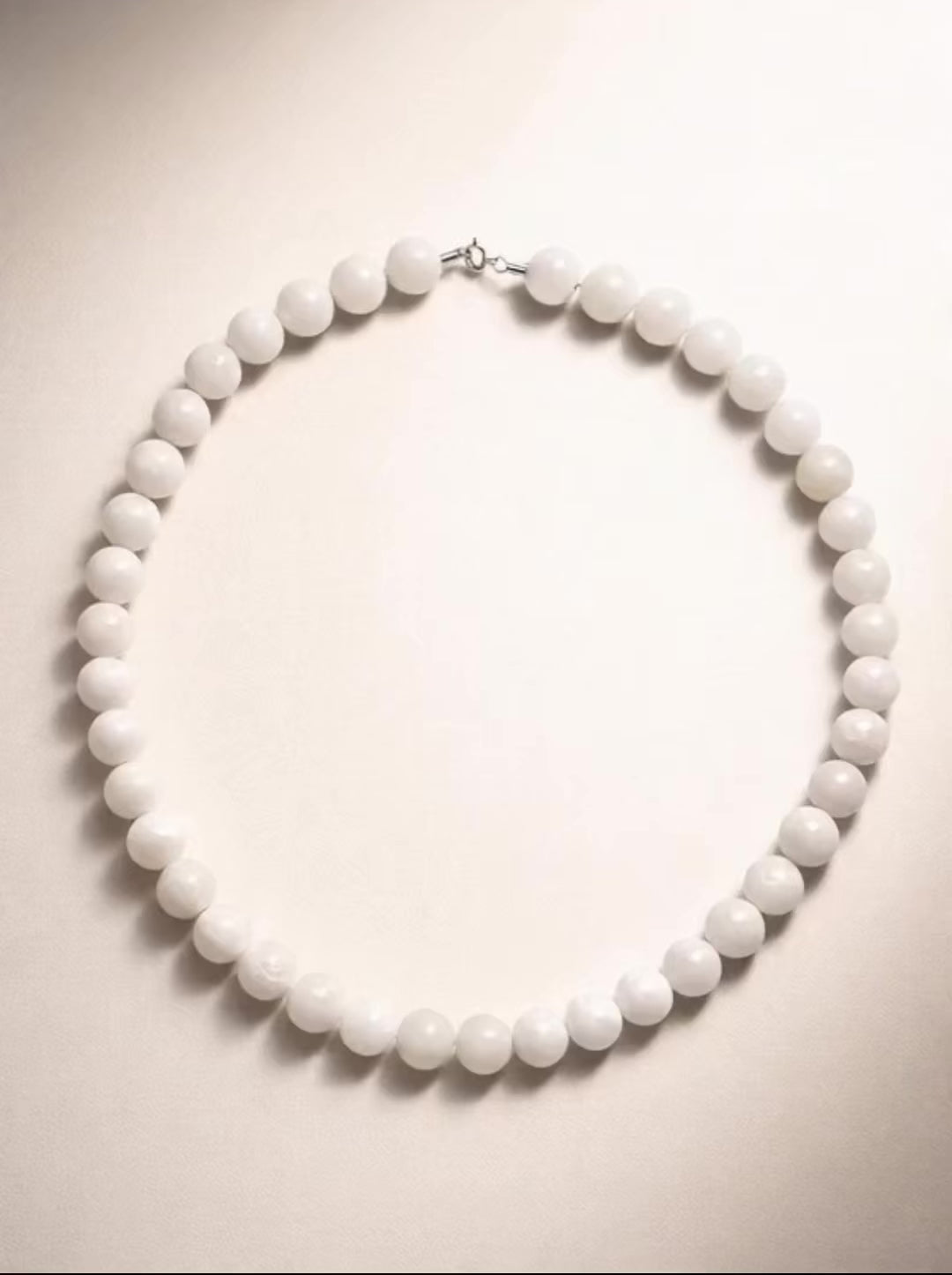 Choker din argint 925 cu pietre de jad | Bianco