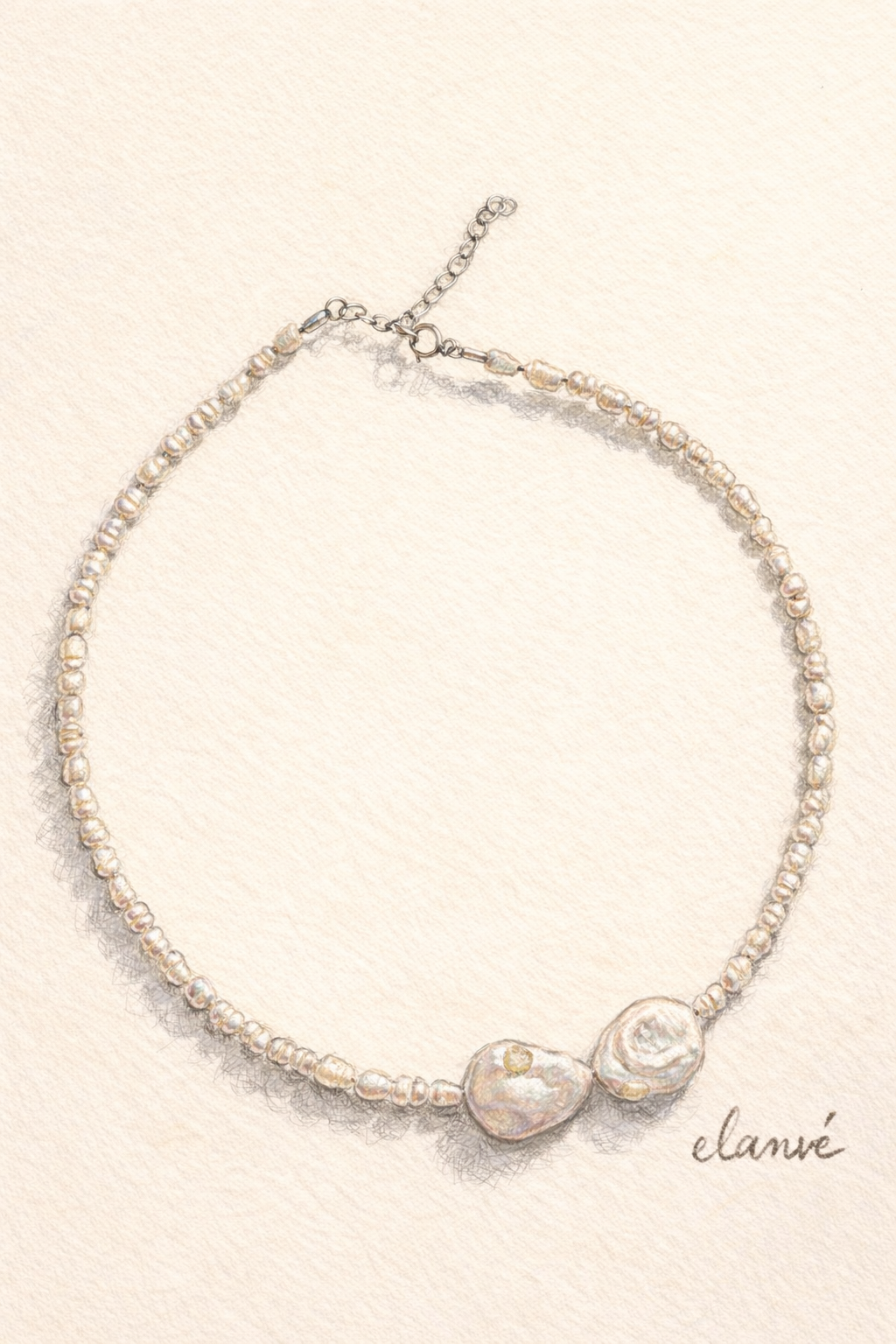 Choker din argint 925 cu perle de culturǎ | Luce Marina