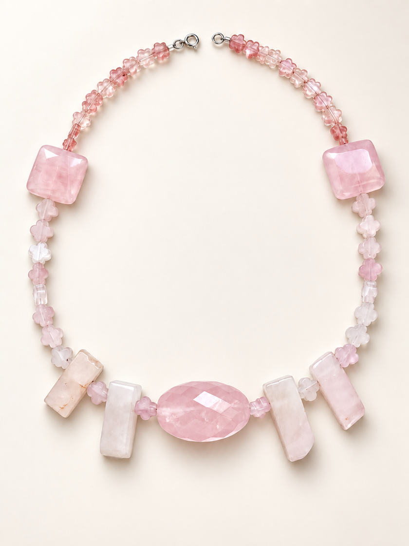 Choker splendid din argint 925 cu cuarț | Splendor